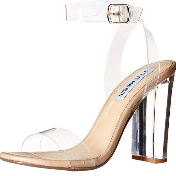 Steve Madden Clear Heels - Picture 2 of 7